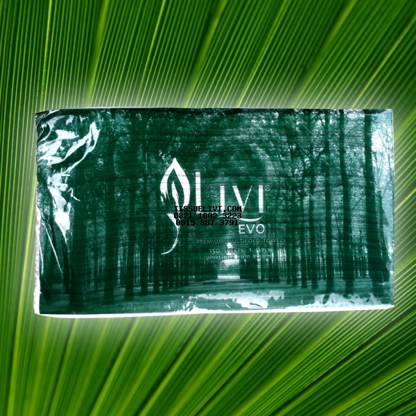 Handtowel / Multifold Livi Evo Premium 24 Pack x 150 Sheet / Dus